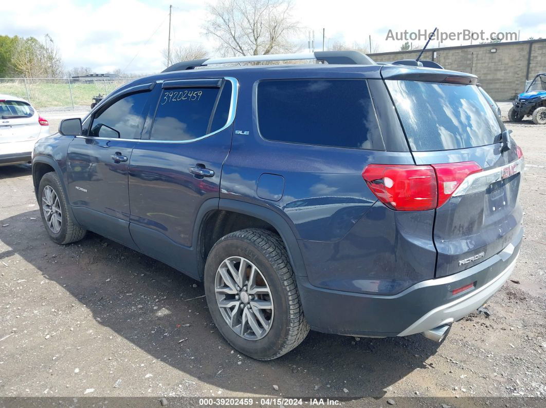 2019 Gmc Acadia Sle-2 Синий vin: 1GKKNSLSXKZ115694