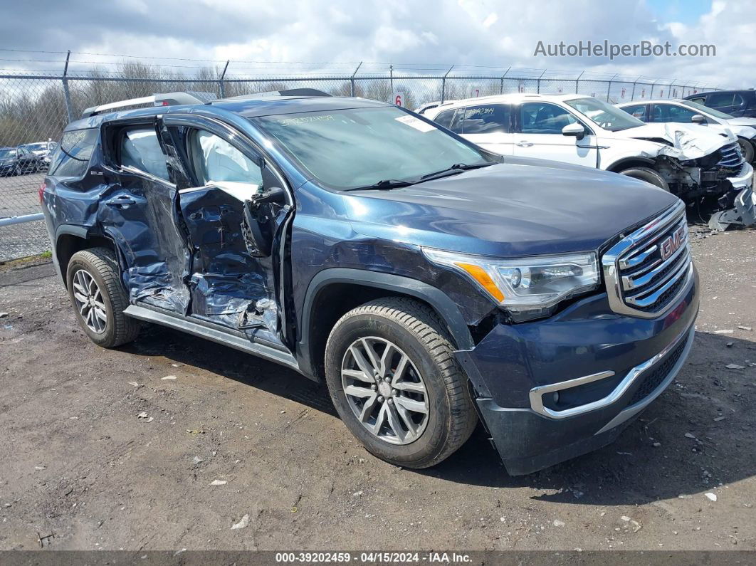 2019 Gmc Acadia Sle-2 Синий vin: 1GKKNSLSXKZ115694