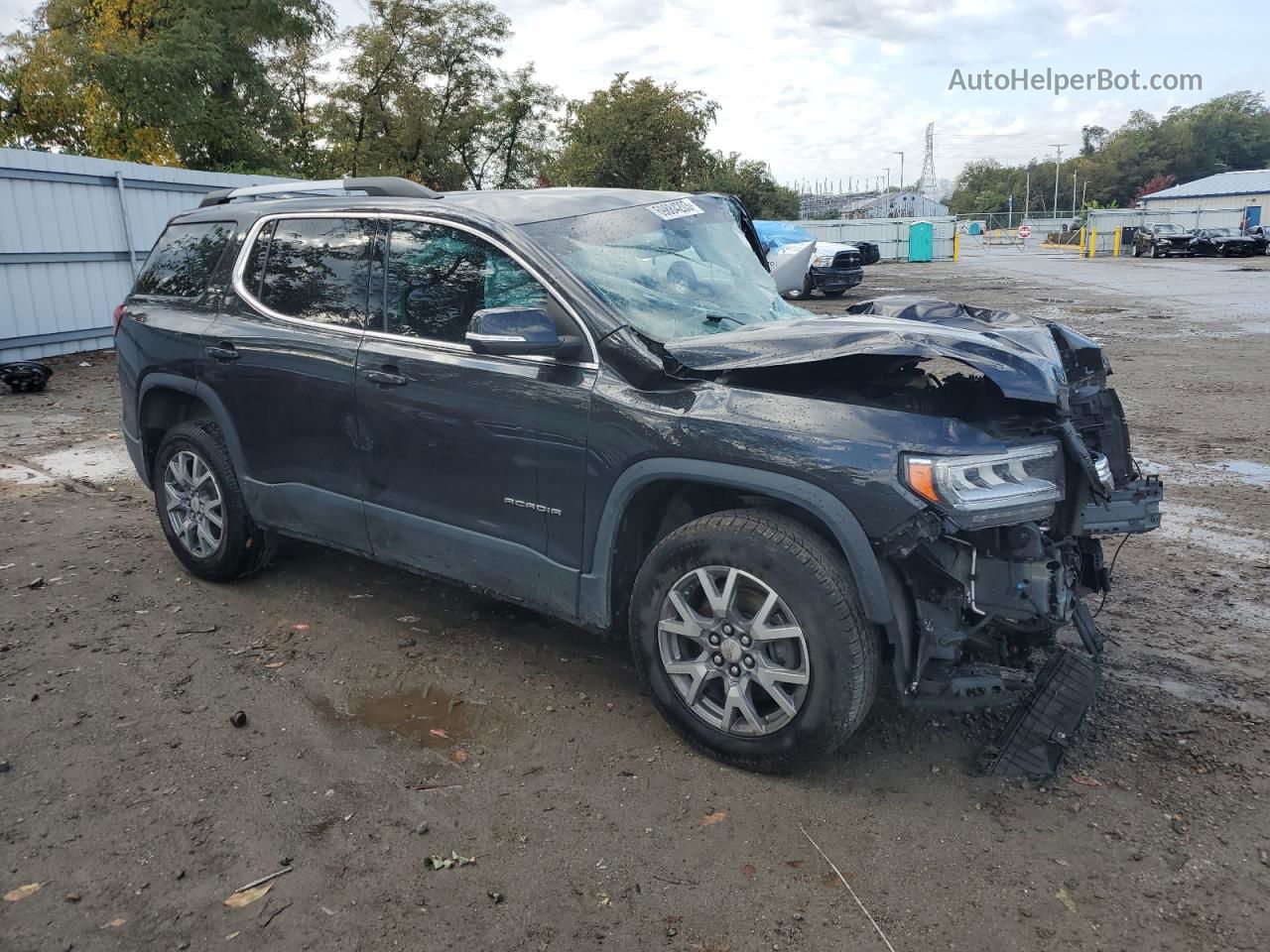 2020 Gmc Acadia Slt Black vin: 1GKKNUL44LZ171435