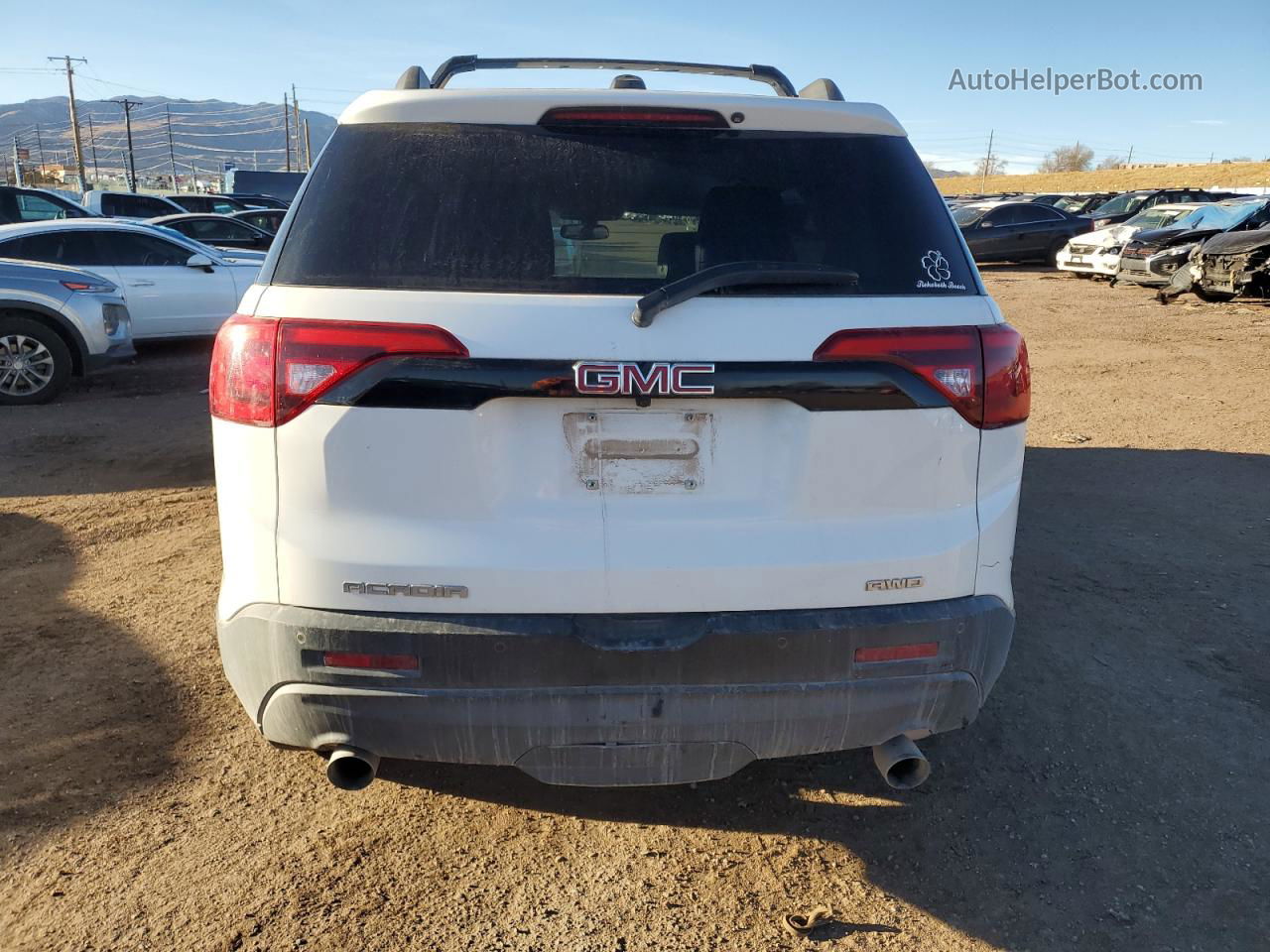 2019 Gmc Acadia Slt-1 Белый vin: 1GKKNULS0KZ290189