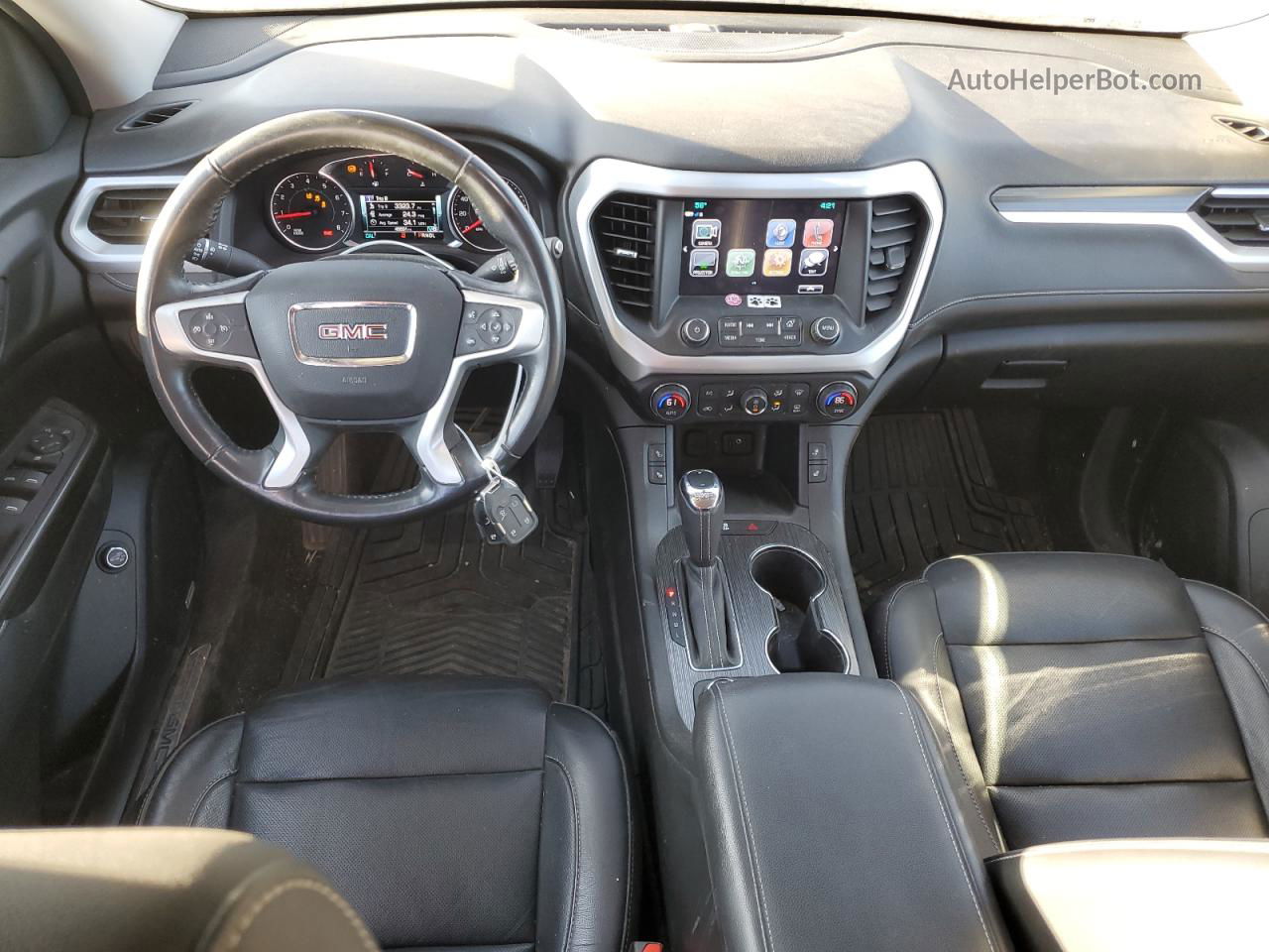 2019 Gmc Acadia Slt-1 White vin: 1GKKNULS0KZ290189