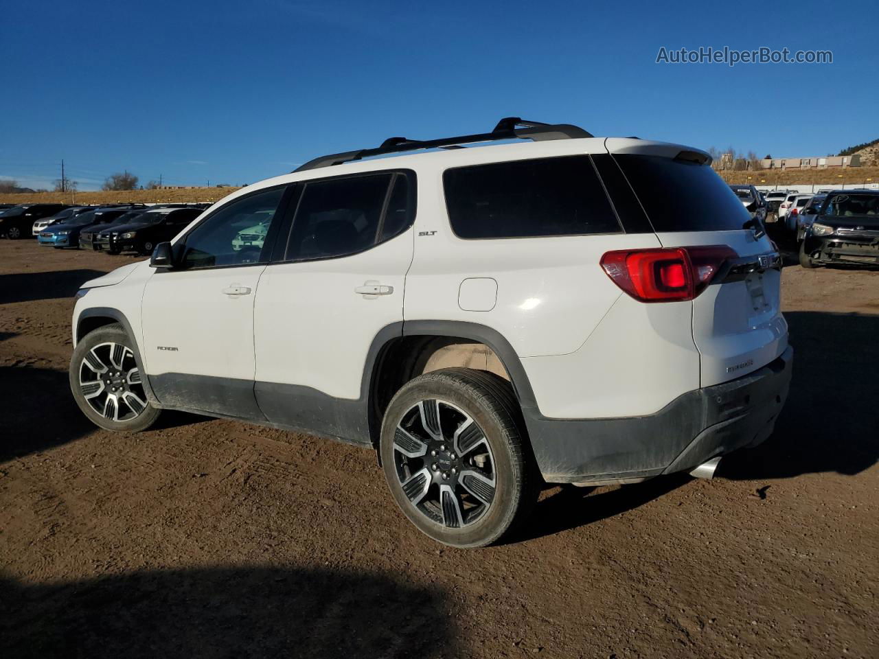 2019 Gmc Acadia Slt-1 White vin: 1GKKNULS0KZ290189