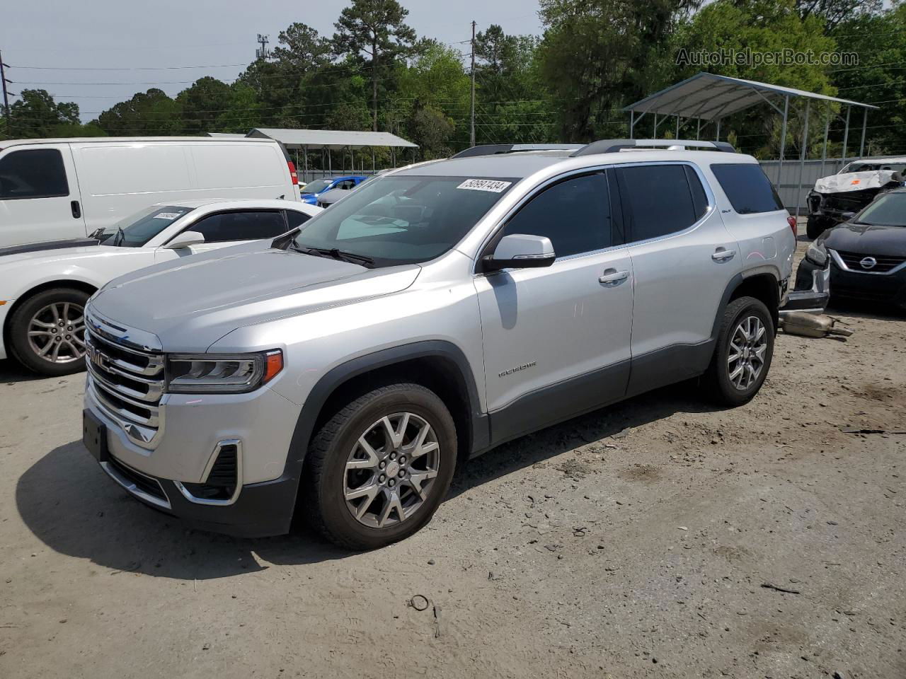 2020 Gmc Acadia Slt Silver vin: 1GKKNULS0LZ126720