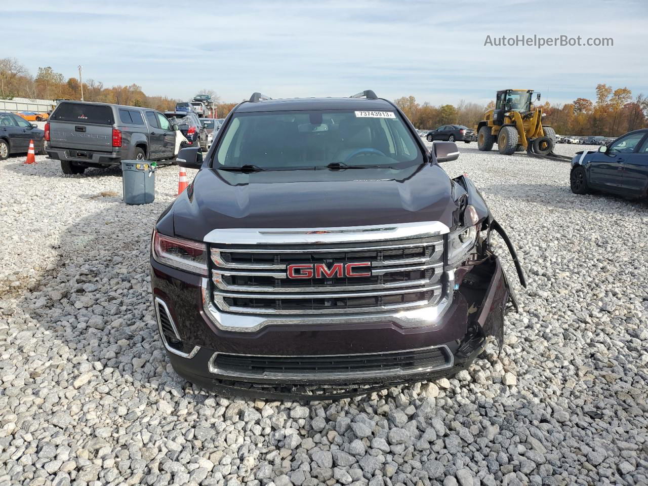 2020 Gmc Acadia Slt Burgundy vin: 1GKKNULS1LZ156499