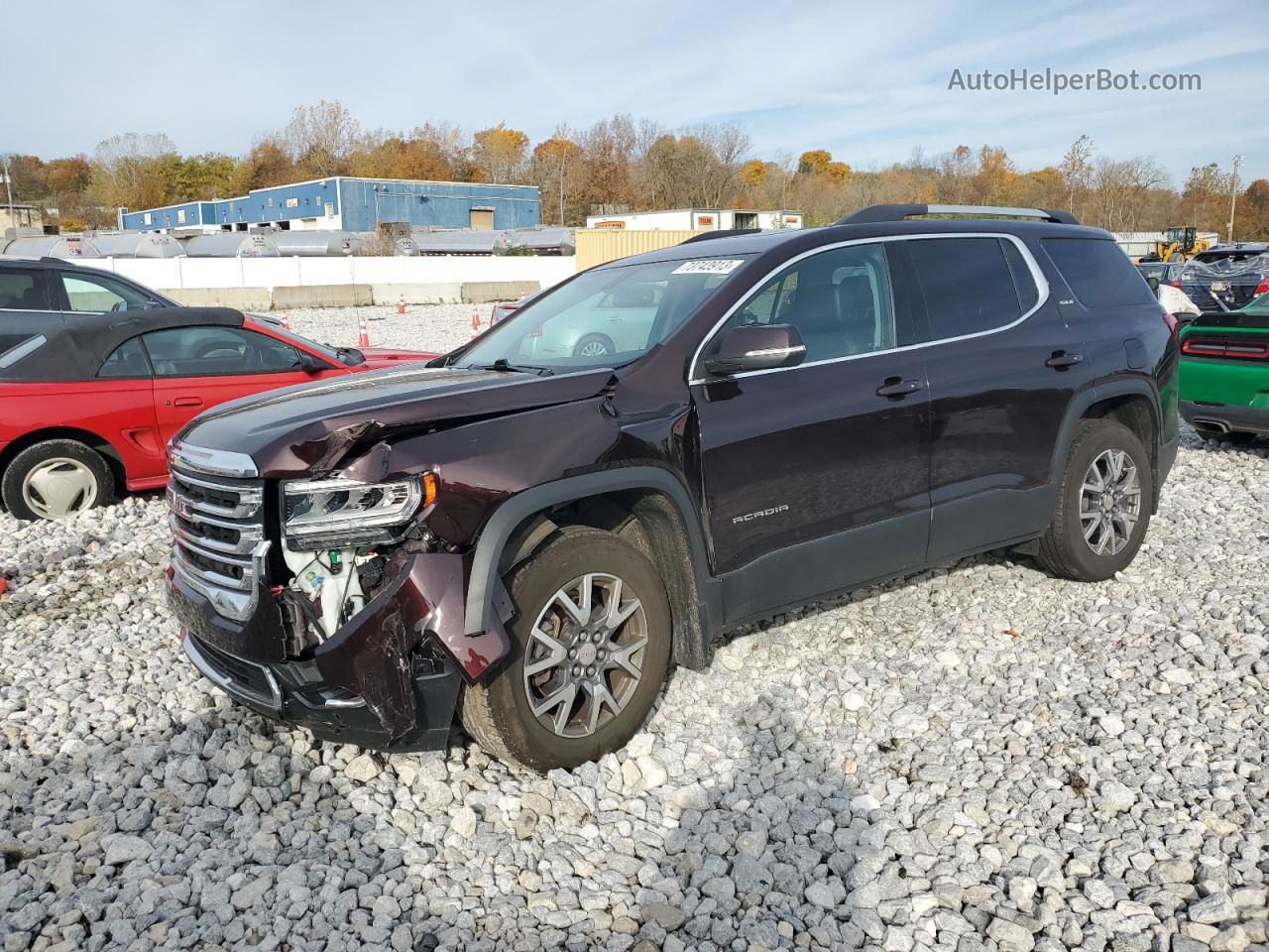 2020 Gmc Acadia Slt Бордовый vin: 1GKKNULS1LZ156499