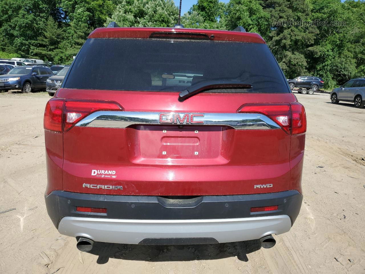 2019 Gmc Acadia Slt-1 Burgundy vin: 1GKKNULS2KZ224422