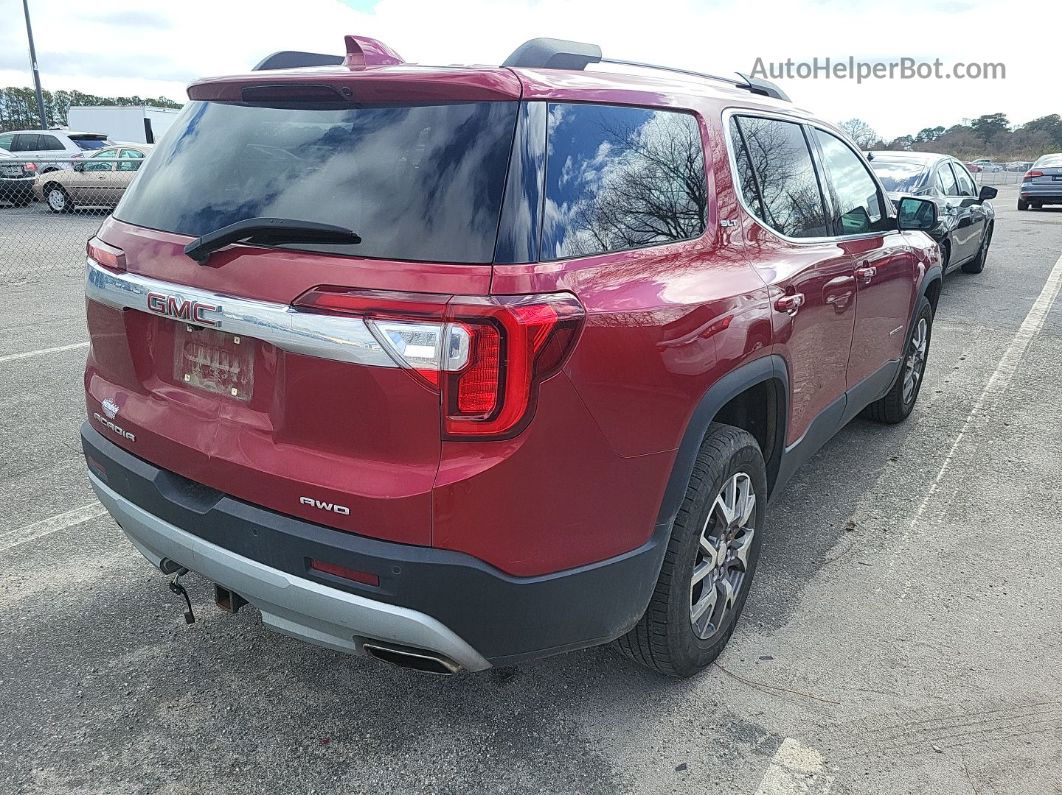 2020 Gmc Acadia Awd Slt Красный vin: 1GKKNULS3LZ203645