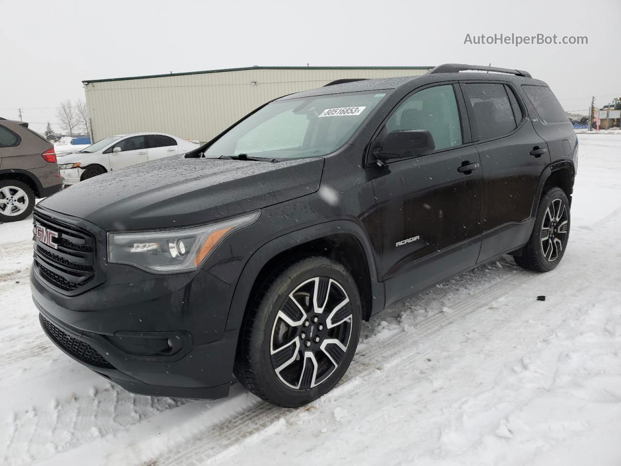 2019 Gmc Acadia Slt-1 Black vin: 1GKKNULS4KZ171108