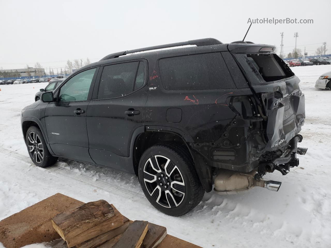 2019 Gmc Acadia Slt-1 Black vin: 1GKKNULS4KZ171108