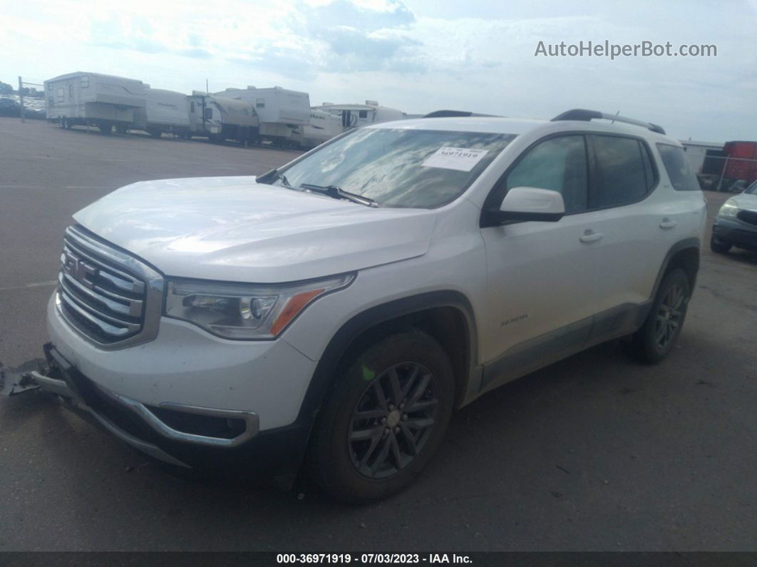 2019 Gmc Acadia Slt White vin: 1GKKNULS4KZ212787