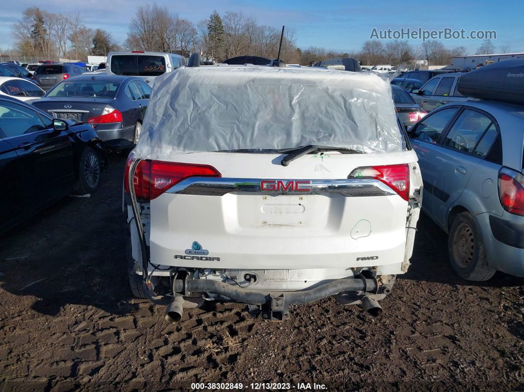 2019 Gmc Acadia Slt White vin: 1GKKNULS5KZ210854