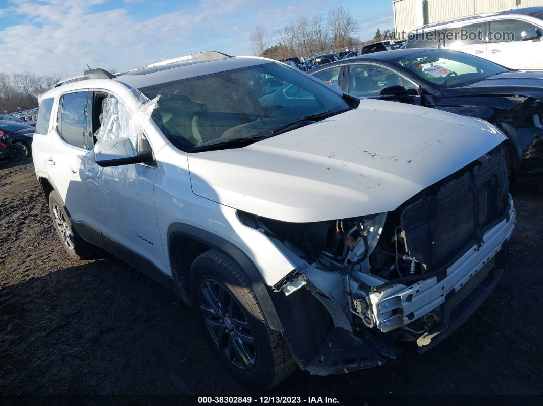 2019 Gmc Acadia Slt White vin: 1GKKNULS5KZ210854