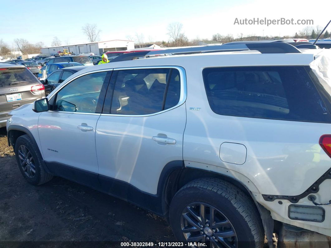 2019 Gmc Acadia Slt White vin: 1GKKNULS5KZ210854