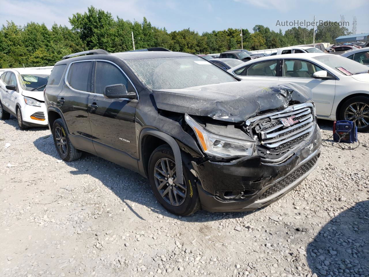 2019 Gmc Acadia Slt-1 Black vin: 1GKKNULS7KZ111212