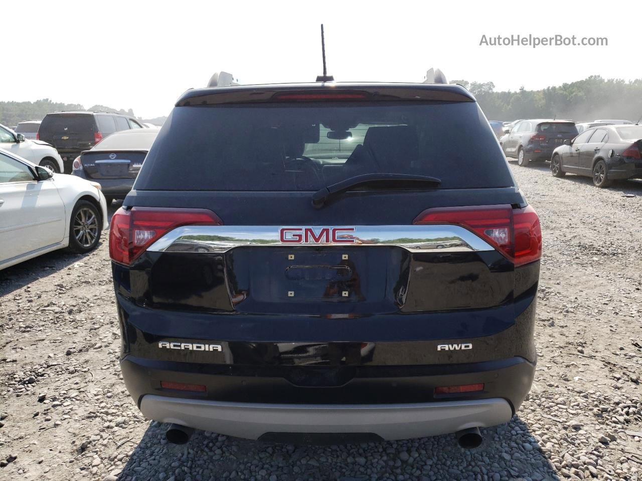 2019 Gmc Acadia Slt-1 Black vin: 1GKKNULS7KZ111212