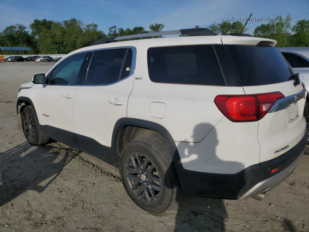 2019 Gmc Acadia Slt-1 White vin: 1GKKNULS7KZ235593