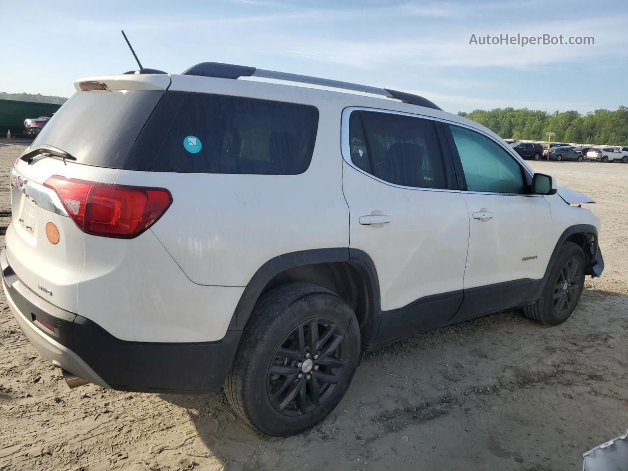 2019 Gmc Acadia Slt-1 White vin: 1GKKNULS7KZ235593