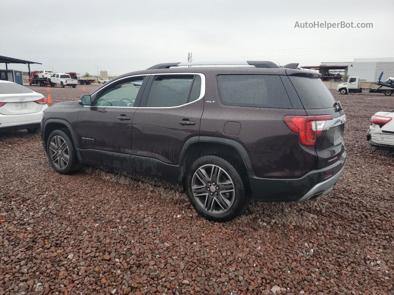 2020 Gmc Acadia Slt Burgundy vin: 1GKKNULS8LZ158220