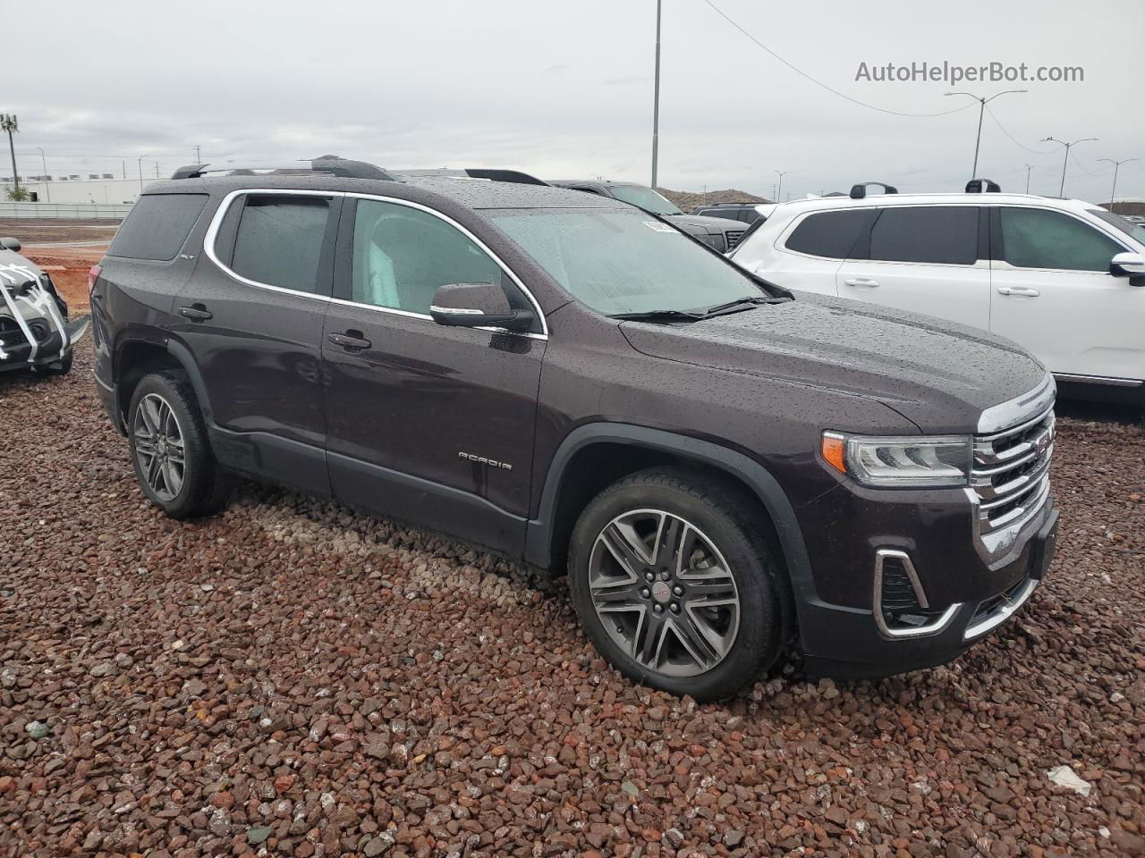 2020 Gmc Acadia Slt Burgundy vin: 1GKKNULS8LZ158220