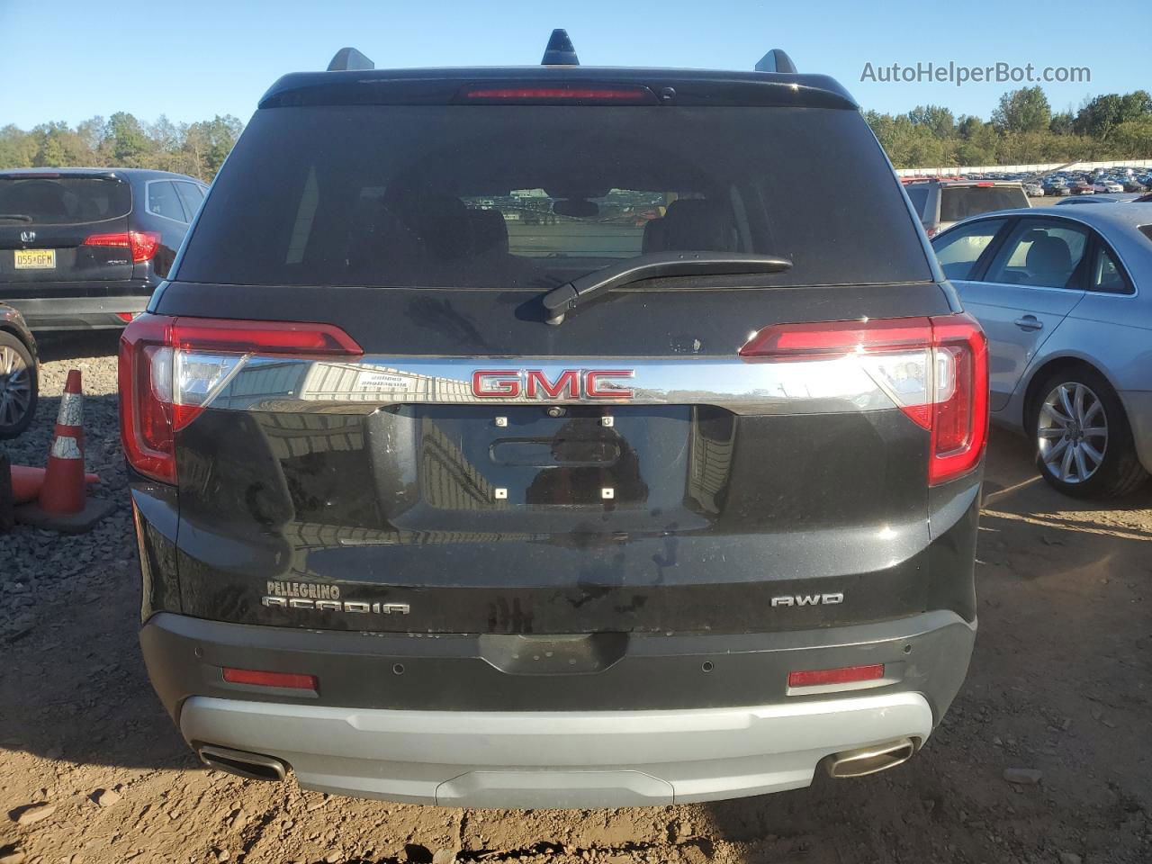 2020 Gmc Acadia Slt Black vin: 1GKKNULS8LZ164213