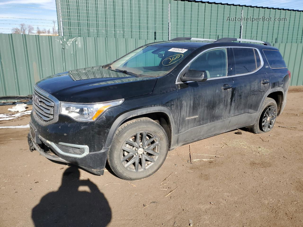 2019 Gmc Acadia Slt-1 Черный vin: 1GKKNULS9KZ160511