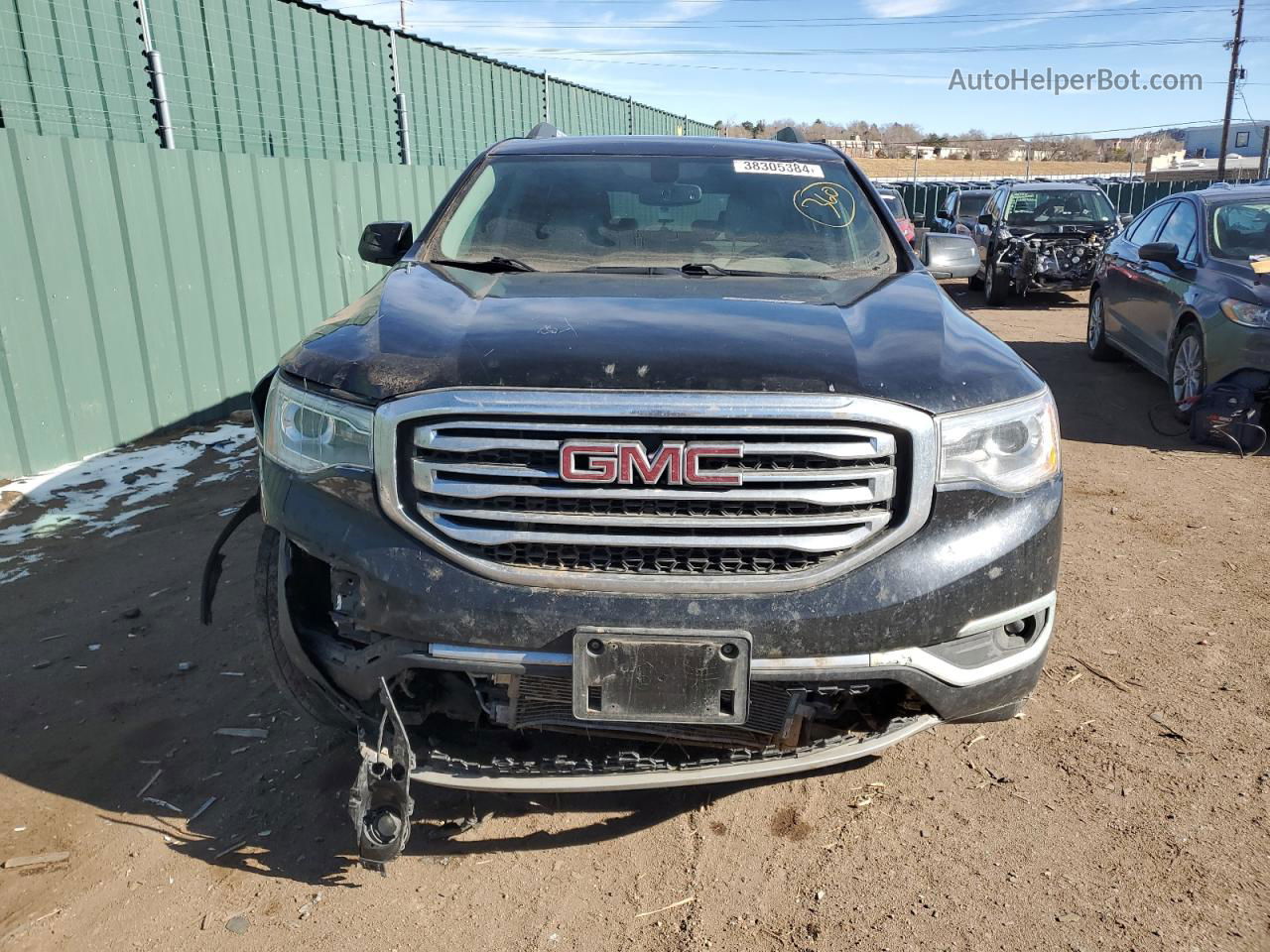 2019 Gmc Acadia Slt-1 Черный vin: 1GKKNULS9KZ160511