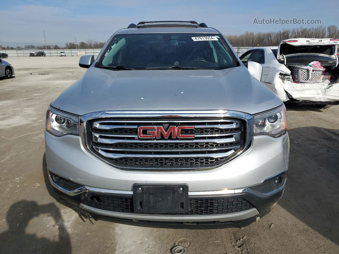 2019 Gmc Acadia Slt-1 Silver vin: 1GKKNULS9KZ208251