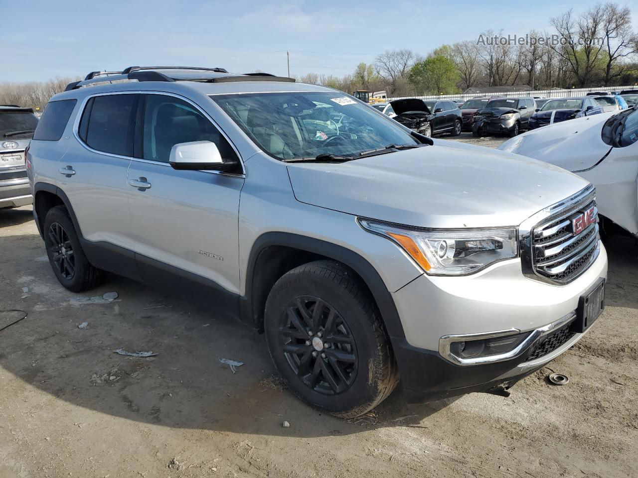 2019 Gmc Acadia Slt-1 Серебряный vin: 1GKKNULS9KZ208251