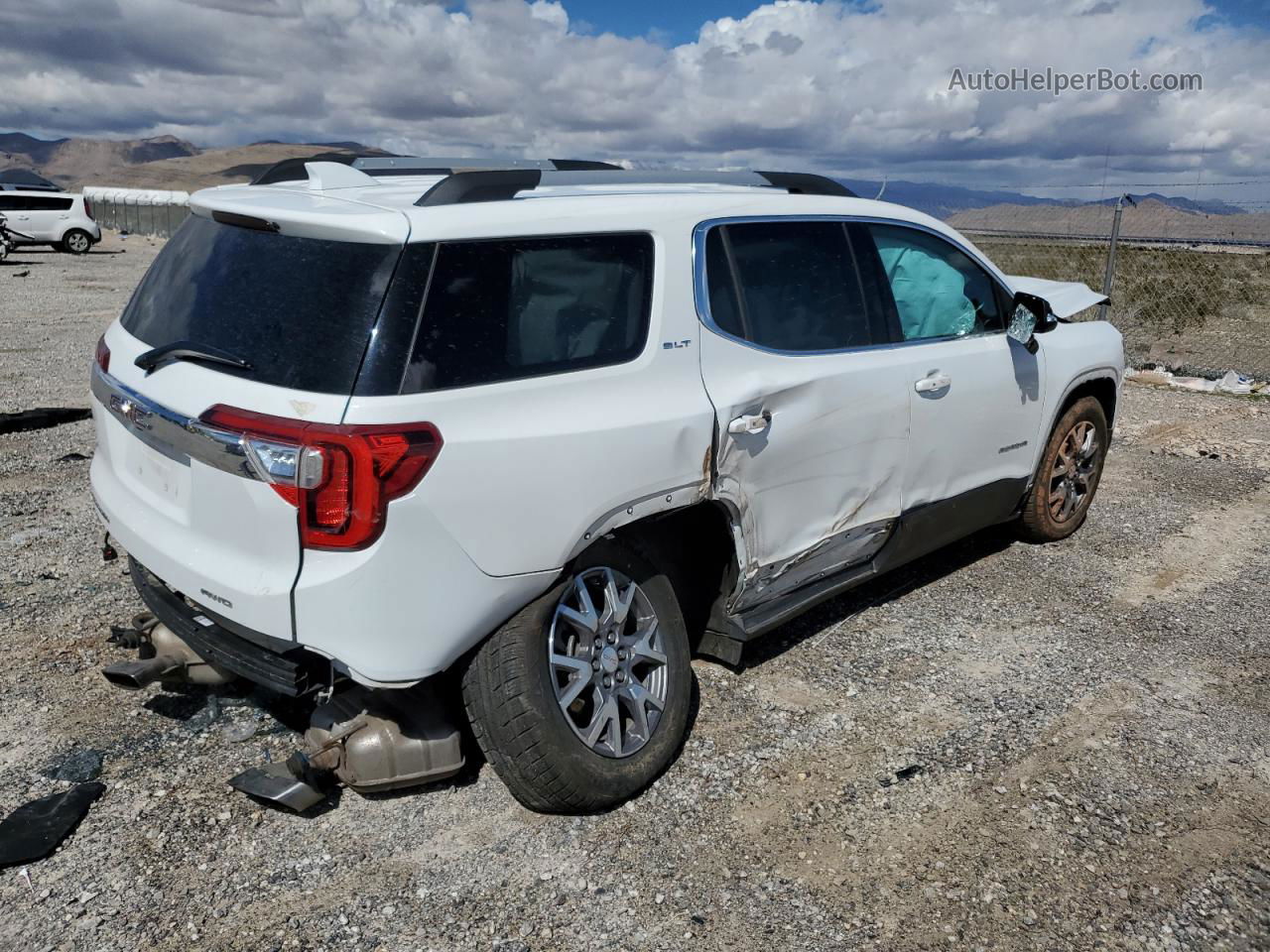 2020 Gmc Acadia Slt Белый vin: 1GKKNULS9LZ131060