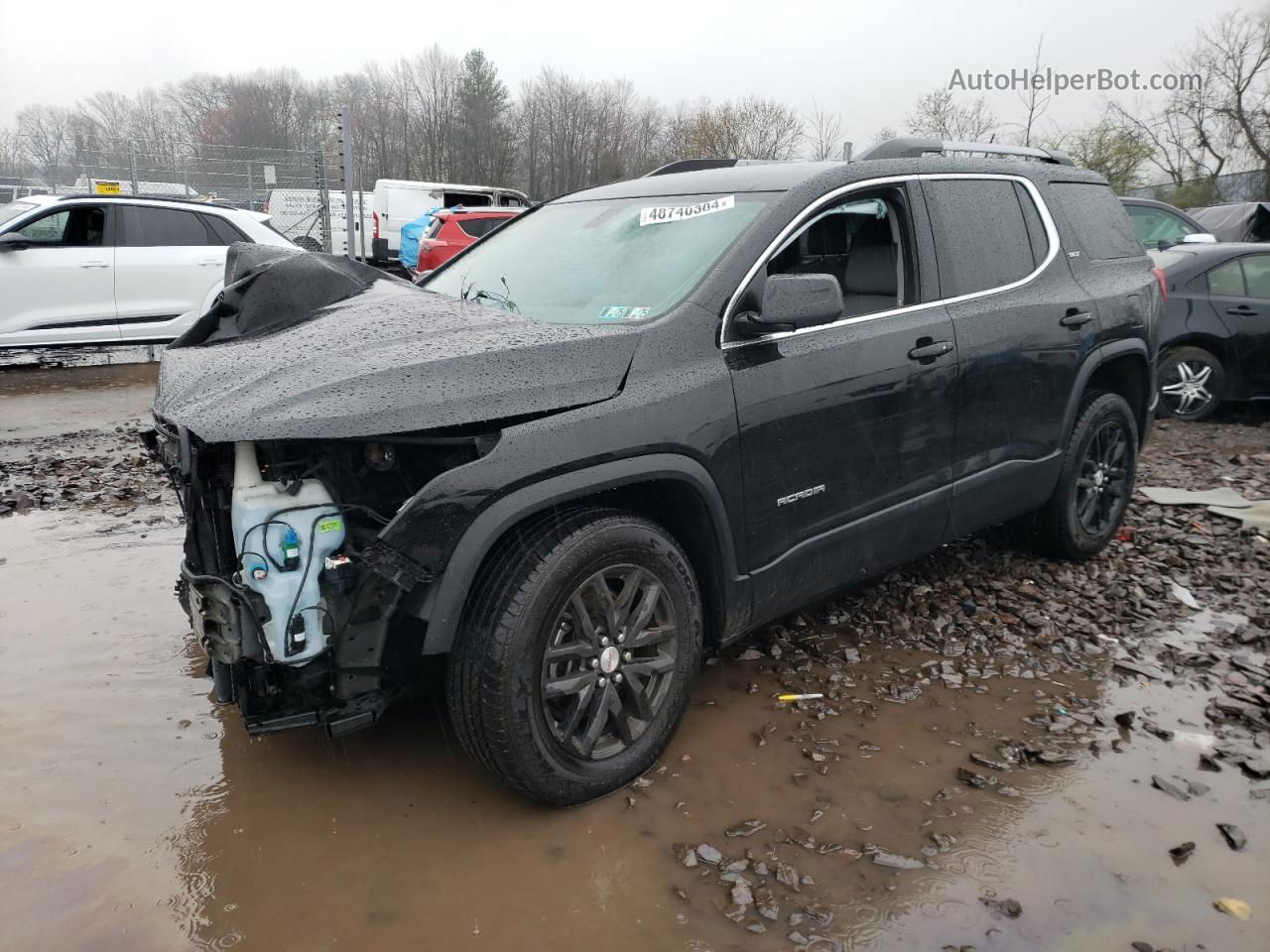 2019 Gmc Acadia Slt-1 Черный vin: 1GKKNULSXKZ171713