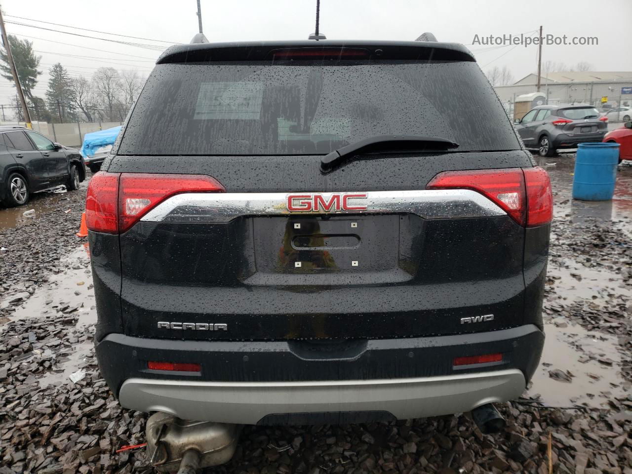 2019 Gmc Acadia Slt-1 Черный vin: 1GKKNULSXKZ171713