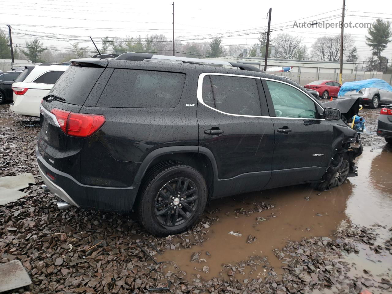 2019 Gmc Acadia Slt-1 Черный vin: 1GKKNULSXKZ171713