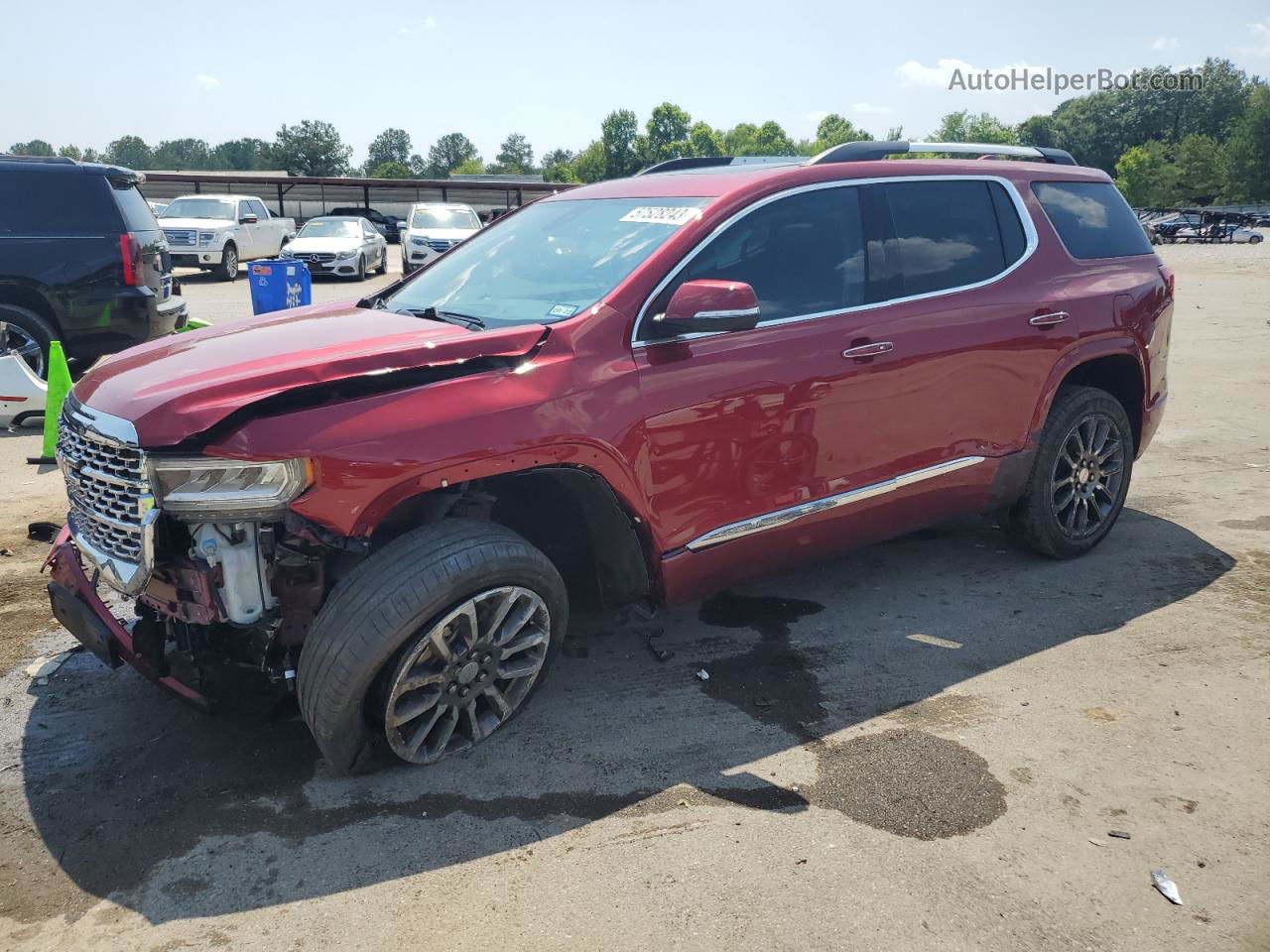 2020 Gmc Acadia Denali Red vin: 1GKKNXLS0LZ206973