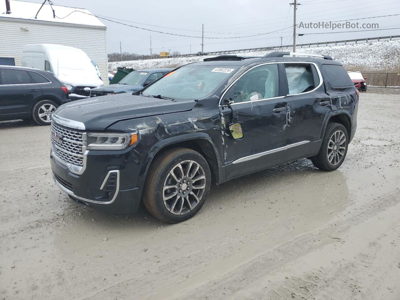 2020 Gmc Acadia Denali Черный vin: 1GKKNXLS4LZ211528