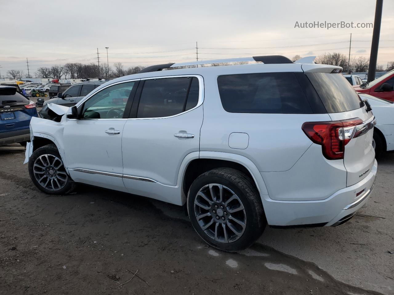 2020 Gmc Acadia Denali White vin: 1GKKNXLS6LZ115092