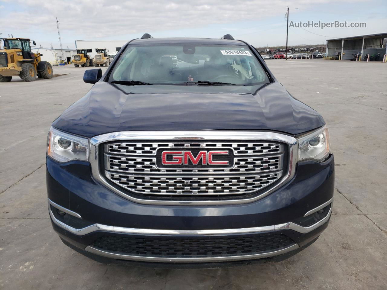 2019 Gmc Acadia Denali Blue vin: 1GKKNXLS7KZ106349