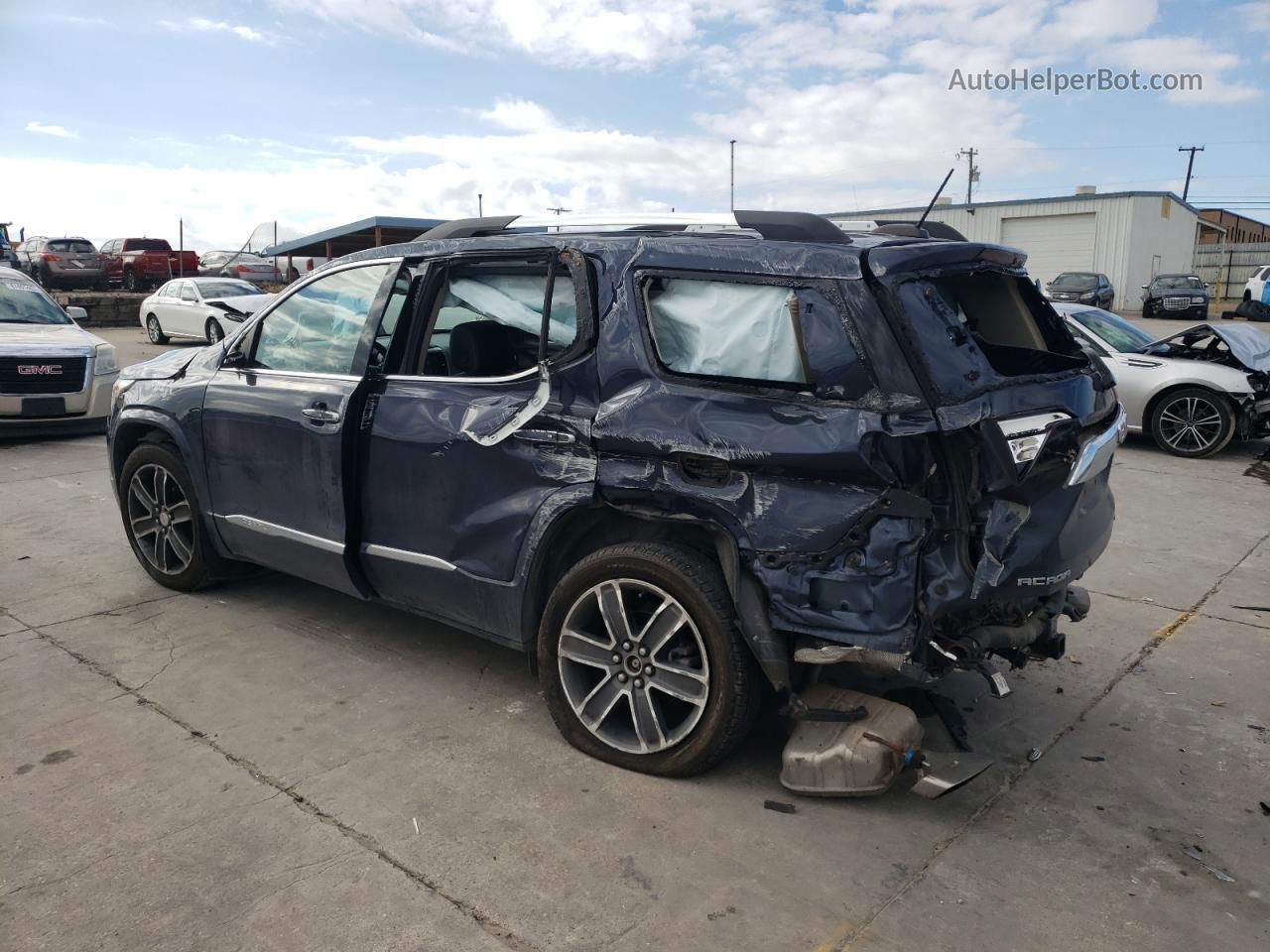 2019 Gmc Acadia Denali Blue vin: 1GKKNXLS7KZ106349