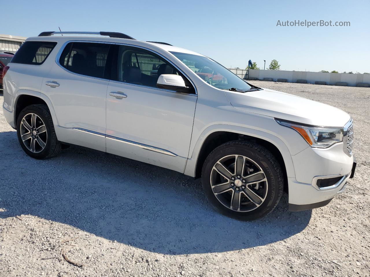 2019 Gmc Acadia Denali White vin: 1GKKNXLS7KZ132515