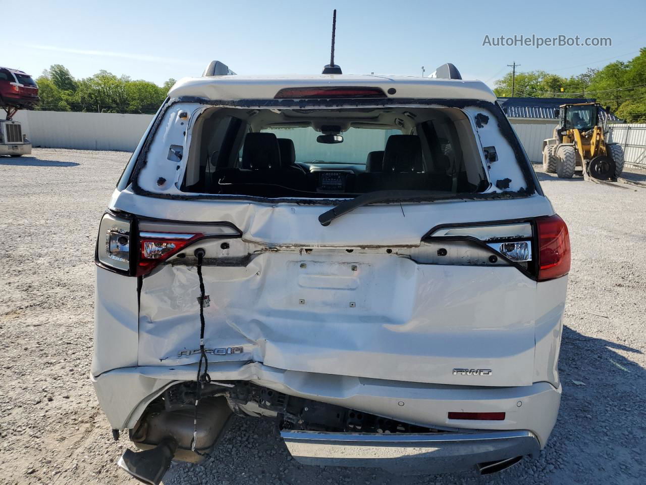 2019 Gmc Acadia Denali White vin: 1GKKNXLS7KZ132515