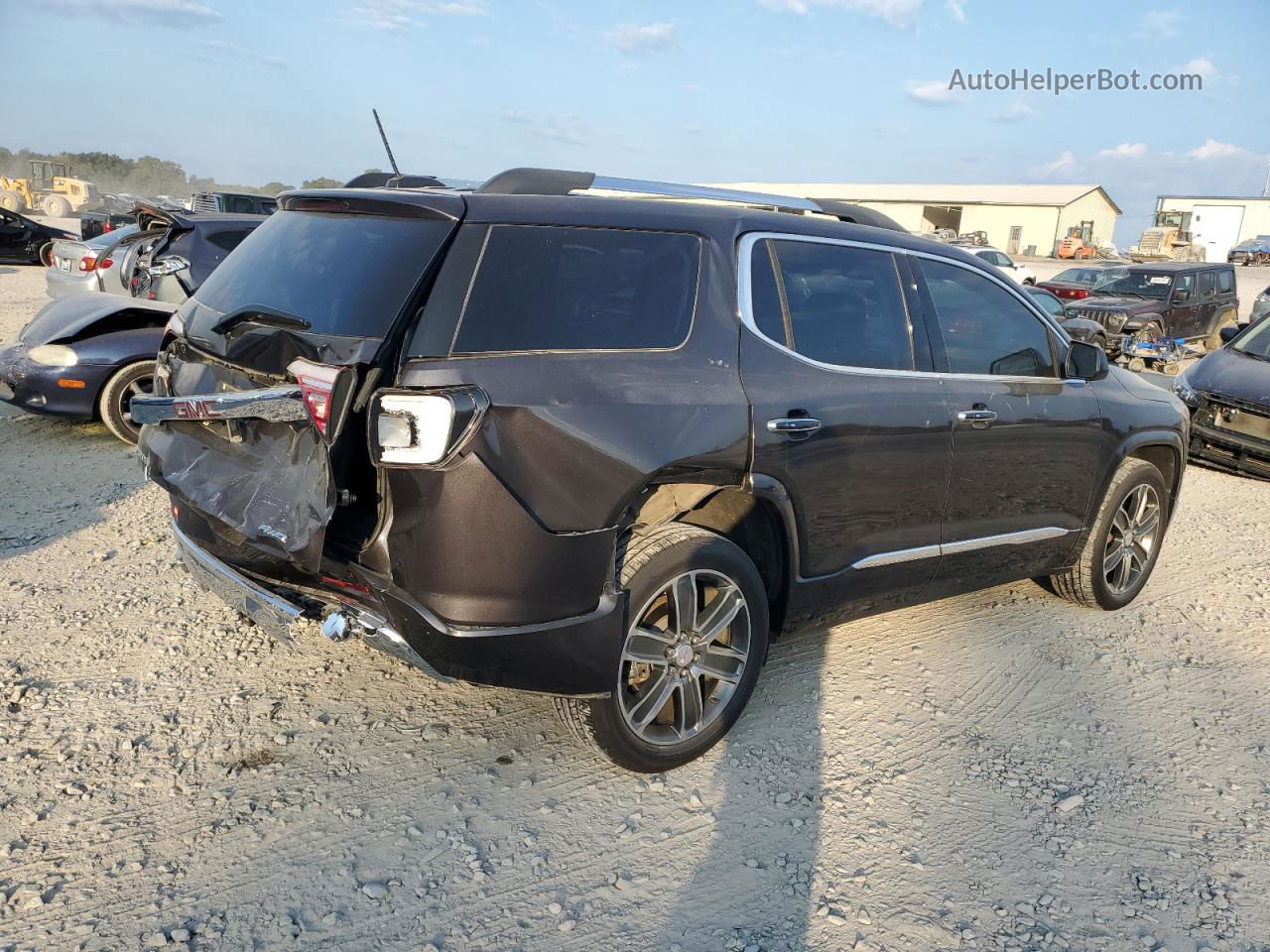 2019 Gmc Acadia Denali Brown vin: 1GKKNXLS7KZ155079