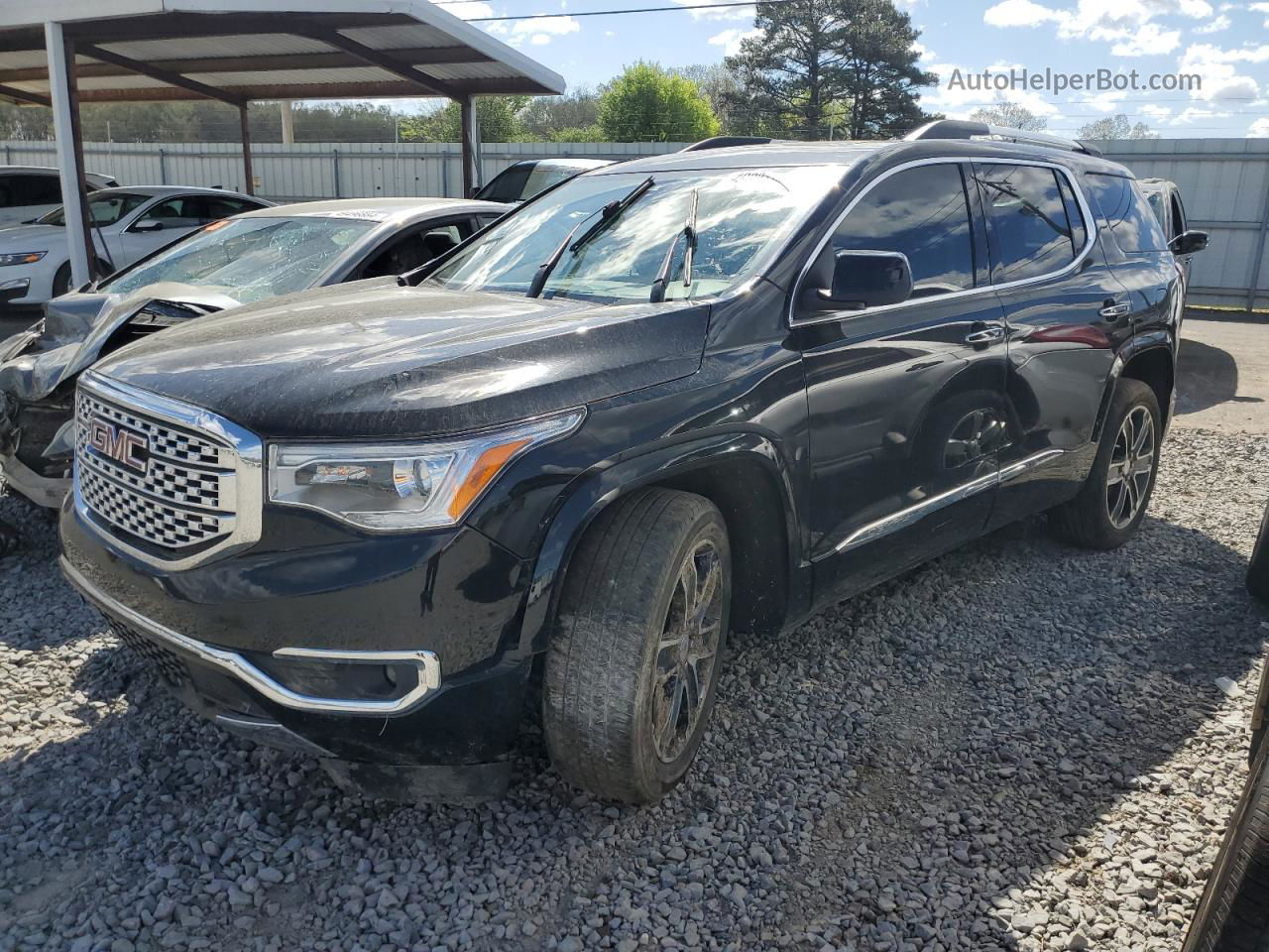 2019 Gmc Acadia Denali Black vin: 1GKKNXLS9KZ100181