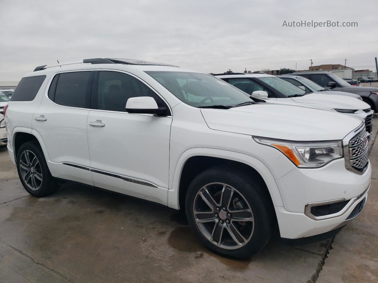 2019 Gmc Acadia Denali Белый vin: 1GKKNXLSXKZ176296