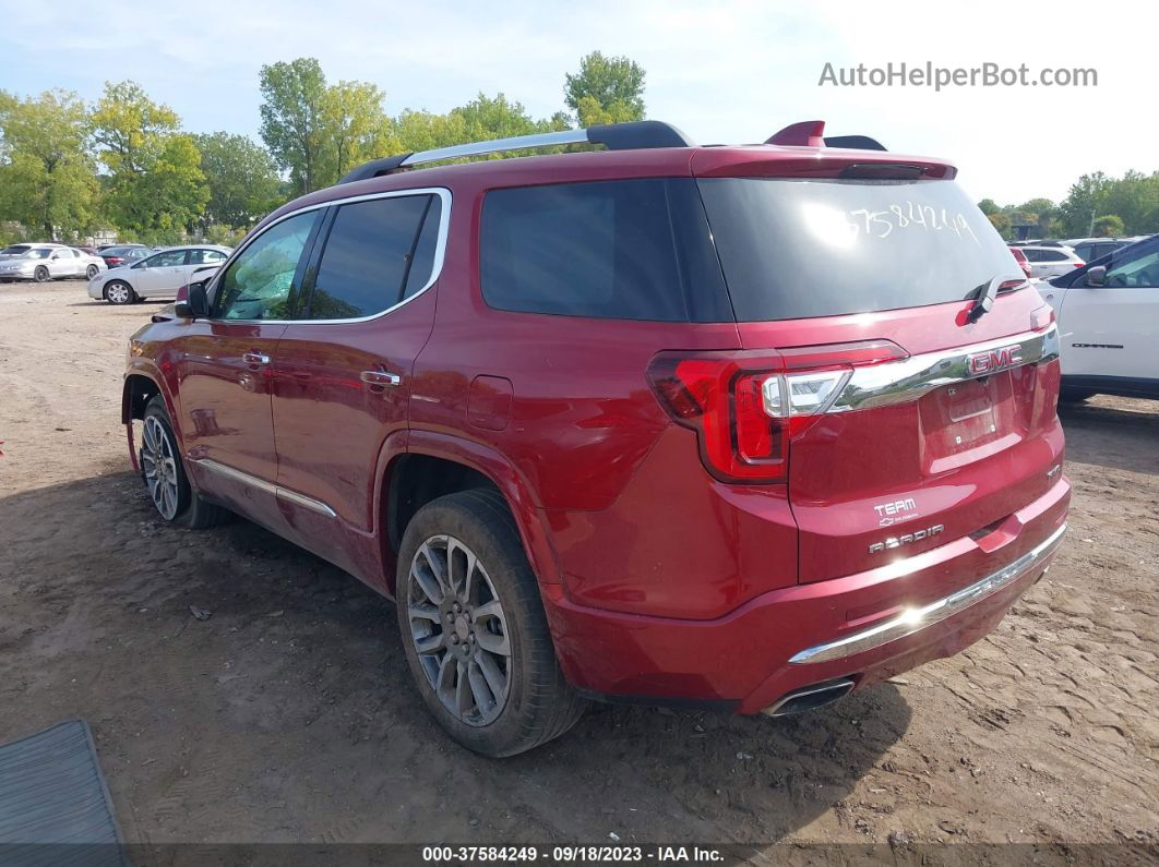 2020 Gmc Acadia Awd Denali Красный vin: 1GKKNXLSXLZ187865