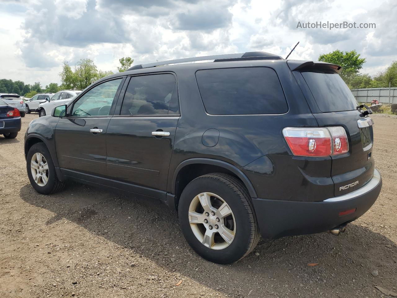 2012 Gmc Acadia Sle Black vin: 1GKKRNED0CJ259503