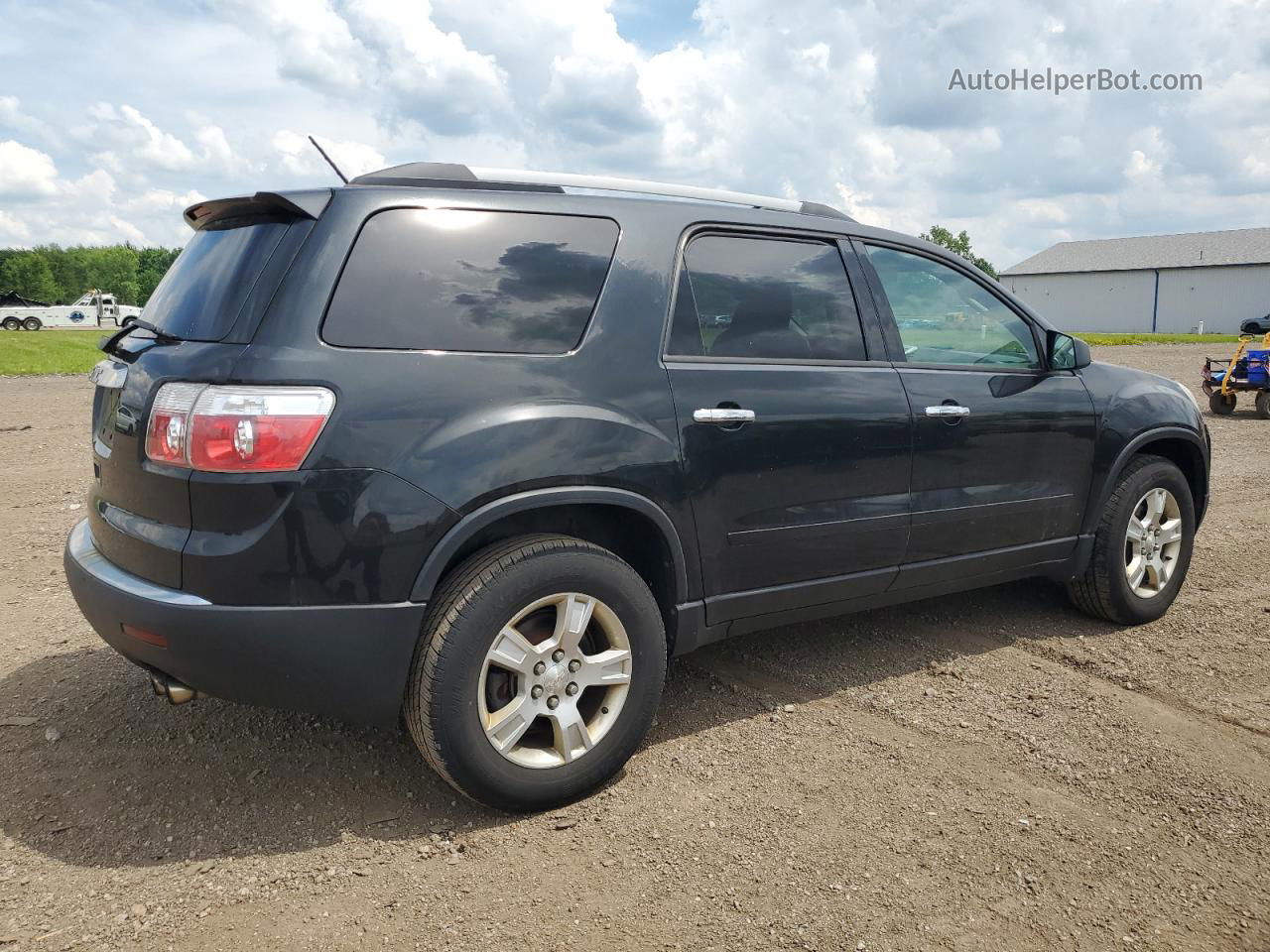 2012 Gmc Acadia Sle Black vin: 1GKKRNED0CJ259503