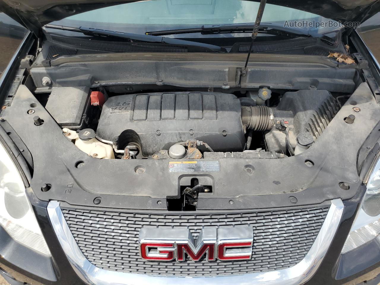 2012 Gmc Acadia Sle Черный vin: 1GKKRNED0CJ259503