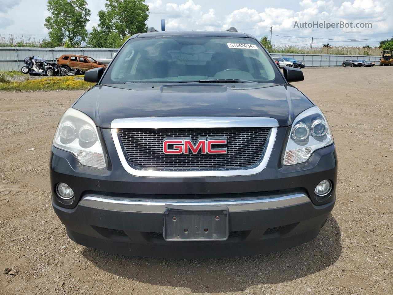 2012 Gmc Acadia Sle Черный vin: 1GKKRNED0CJ259503