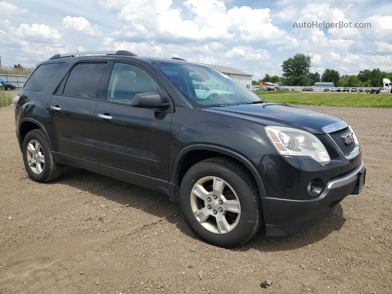 2012 Gmc Acadia Sle Black vin: 1GKKRNED0CJ259503