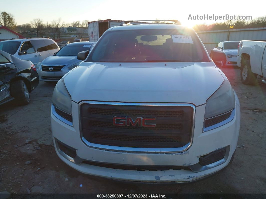 2013 Gmc Acadia Sle-1 White vin: 1GKKRNED0DJ173772