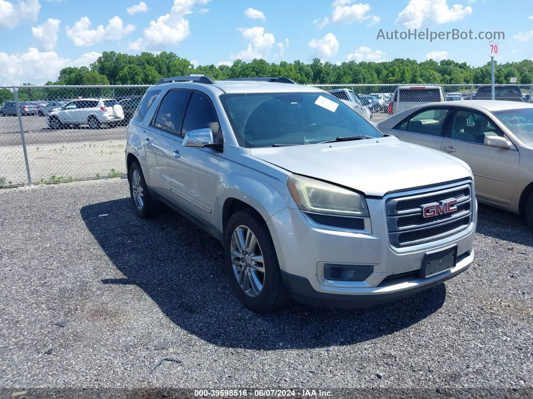 2014 Gmc Acadia Sle-1 Silver vin: 1GKKRNED0EJ127604